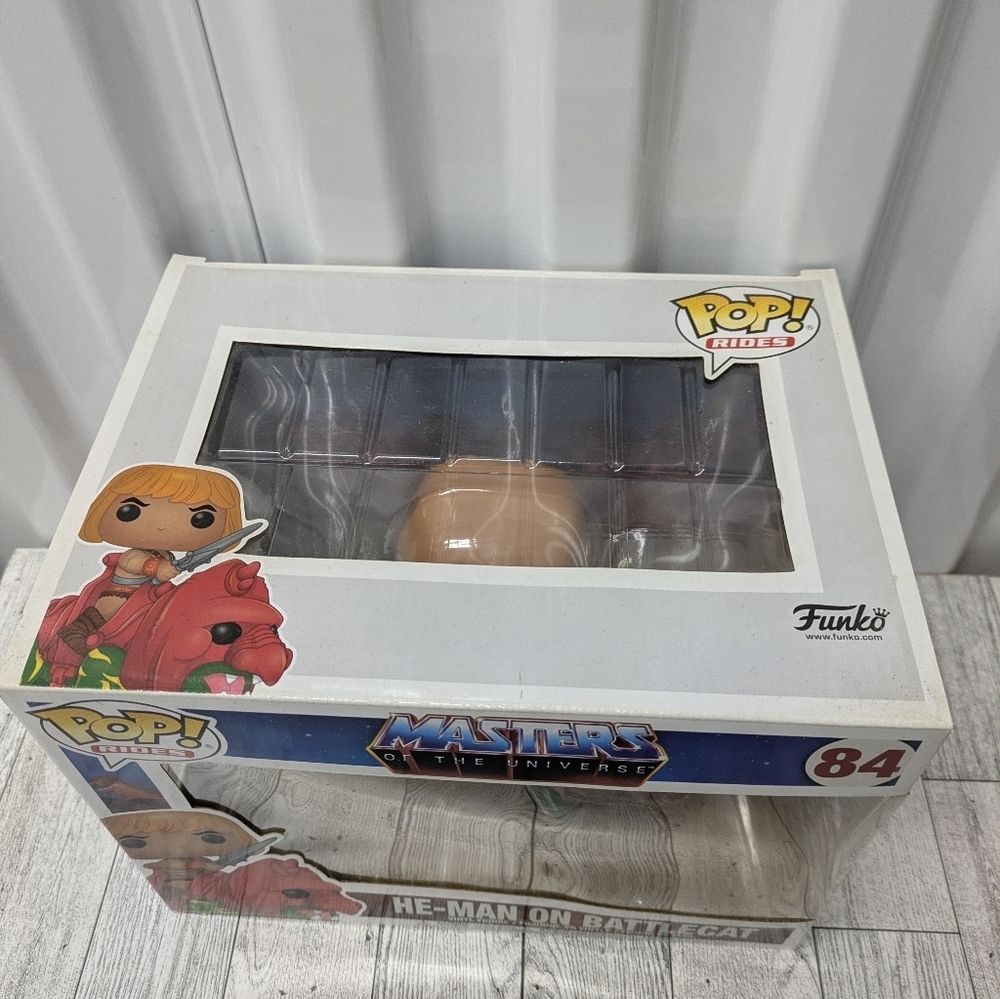 Funko Pop 84 Rides He-Man on Battlecat - Red and Green - Picture 3 of 6
